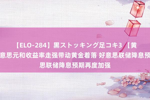 【ELO-284】黒ストッキング足コキ3 【黄金收评】好意思元和收益率走强带动黄金着落 好意思联储降息预期再度加强