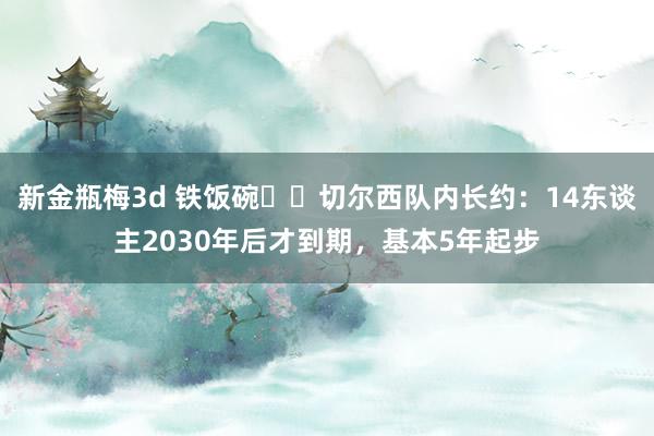 新金瓶梅3d 铁饭碗⁉️切尔西队内长约：14东谈主2030年后才到期，基本5年起步
