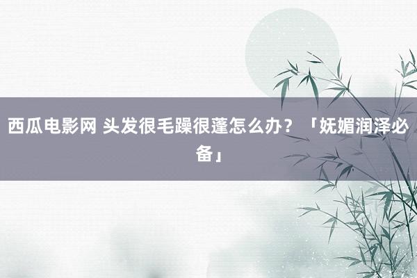 西瓜电影网 头发很毛躁很蓬怎么办？「妩媚润泽必备」