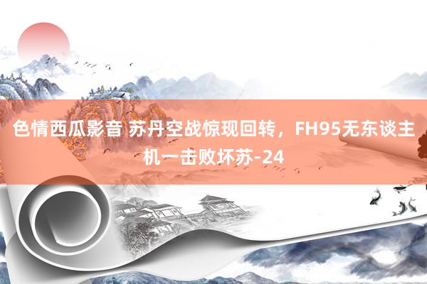 色情西瓜影音 苏丹空战惊现回转，FH95无东谈主机一击败坏苏-24
